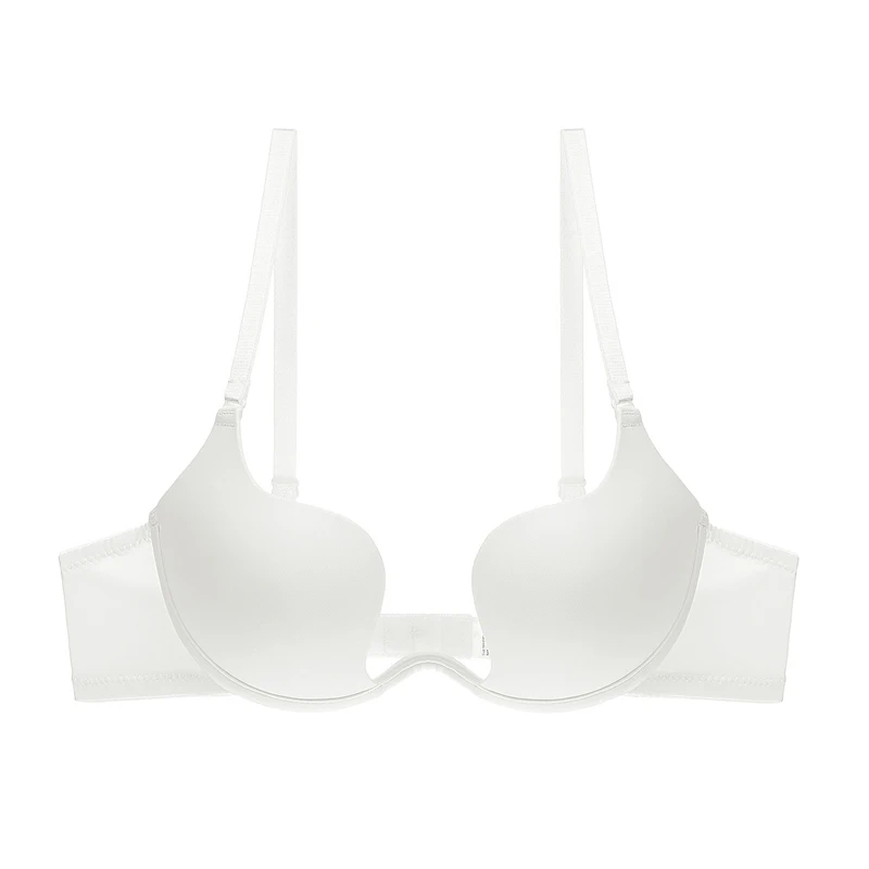 

Fashion Breathable Push Up Top Grade Plain Color Ladies Sexy Wireless Women Bra Seamless Logo Custom Service