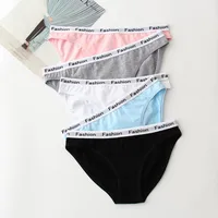 

New style women's cotton panties, low rise seamless breathable sport thong