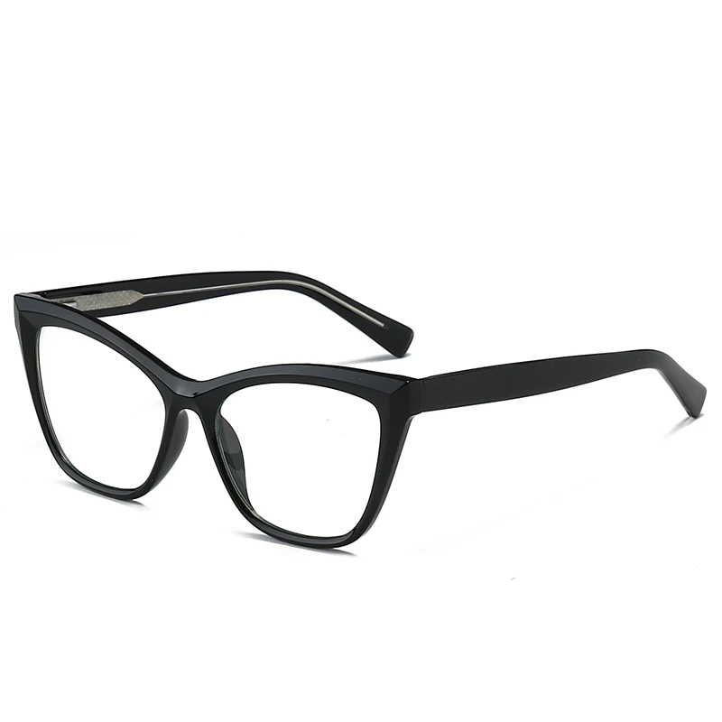 

2021 wholesale women anti blue light glare blocking computer acetate optical cat eye wear glasses frames