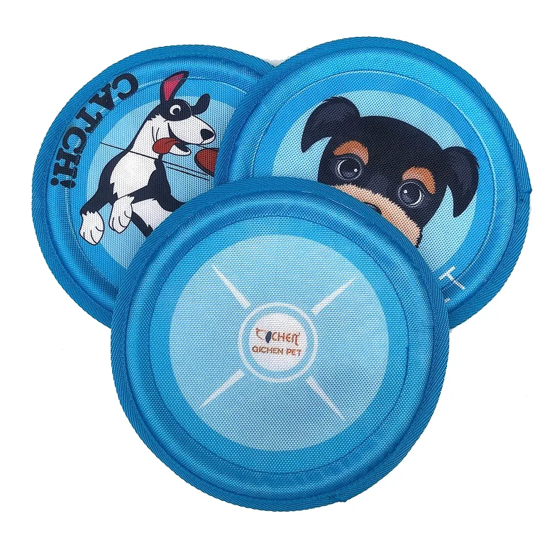 

Amazon's best selling Oxford cloth color printing tear and bite resistant pet dog flying saucer toys
