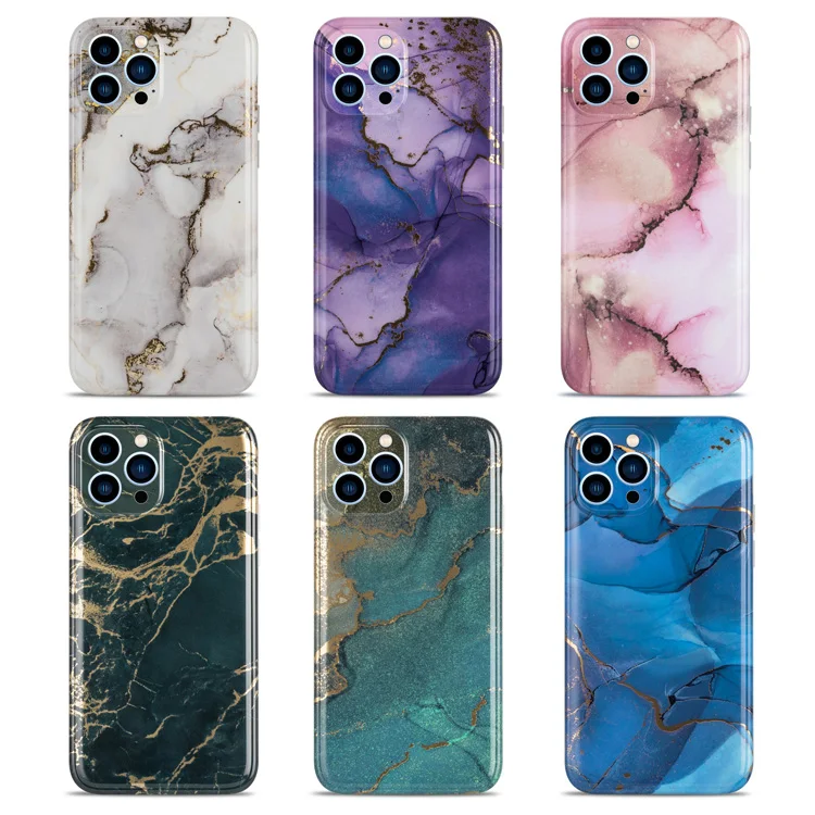 

Luxury Gold wire pattern electroplating IMD Marble Shock proof Mobile Phone Case for iPhone 11 12 13 Pro Max X XR xs max 7 8
