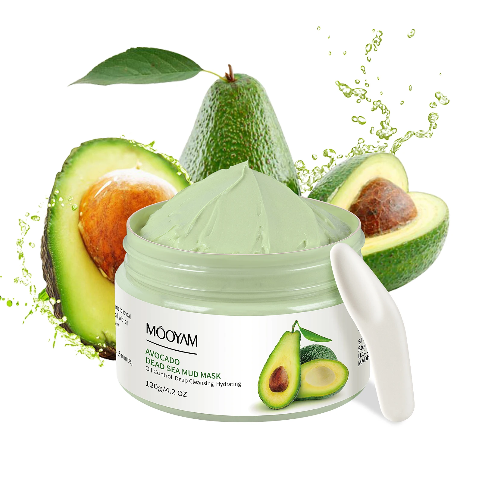 

MOOYAM Wholesale Nourishing Hydration Deep Cleansing Organic Avocado Vegan Dead Sea Mud Mask Facial Clay Mask for Face
