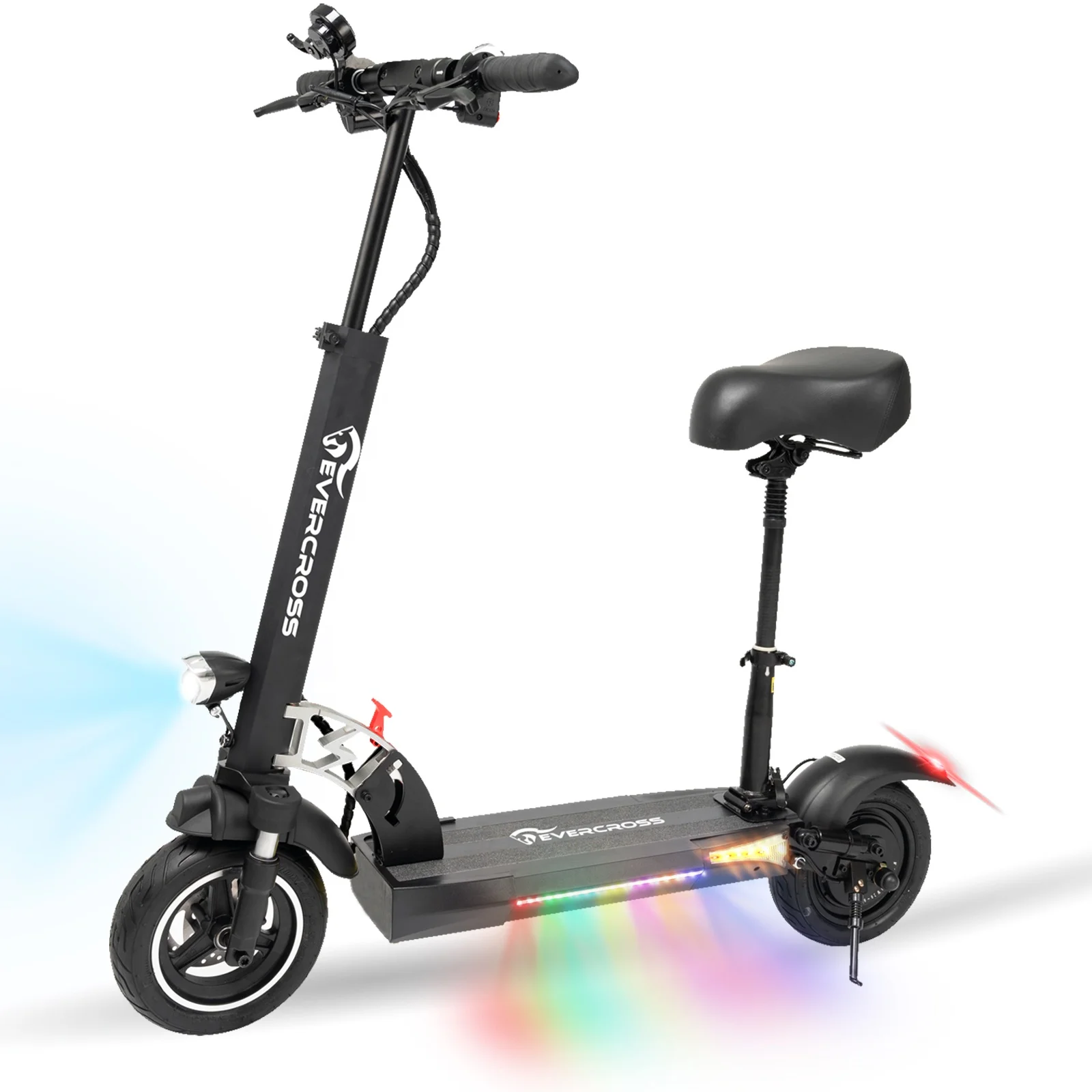 

EU warehouse fast shipping 45km/h,10Ah big capacity 800W foldable HITWAY 10inch solid tyre E-scooter with seat for daily use