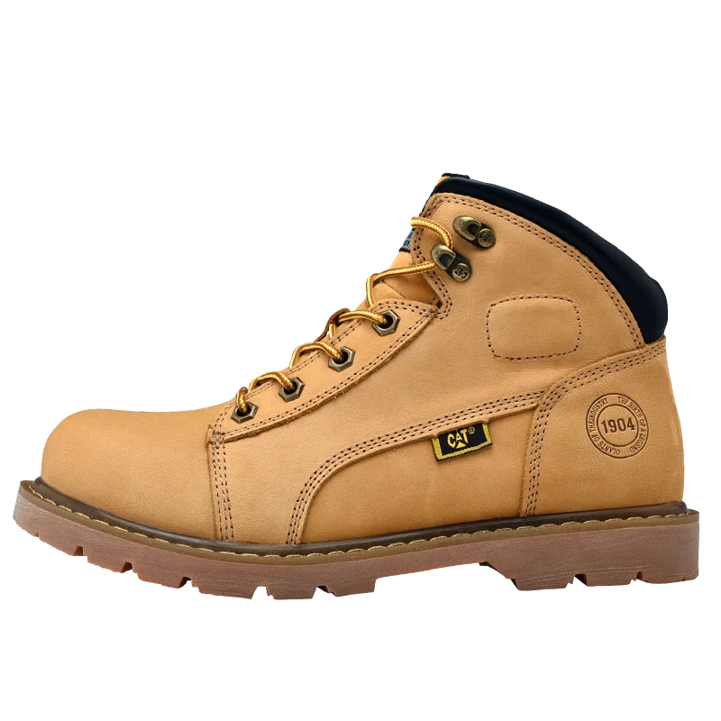 

2020 Fashion Leather Custom Logo Winter Warm Lace Up Casual Boots for Mens, Khaki,gold