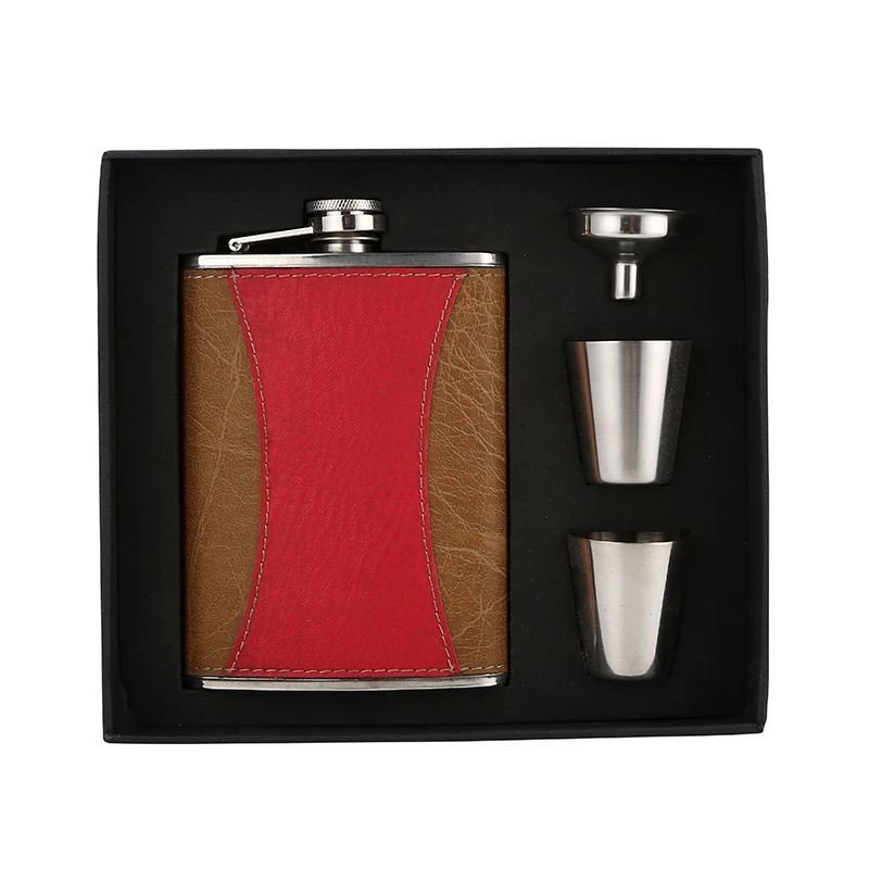 

Mikenda Stainless Steel Hip Flask Set with Customized