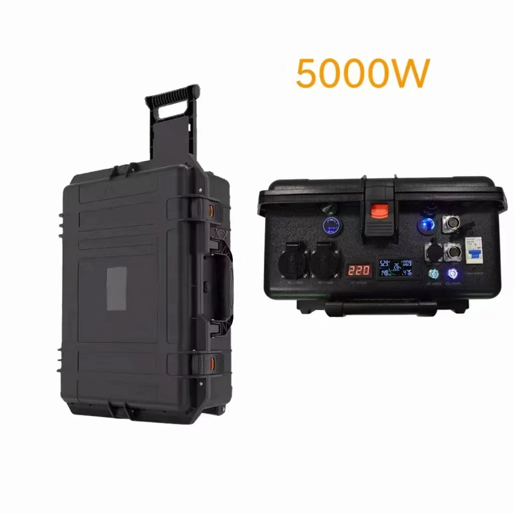 

110V 220V Lifepo4 battery 3kw 5kw power portable station outdoor 2000W 3000W 5000W portable power station solar power station