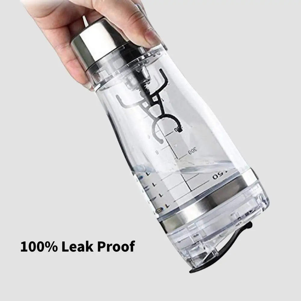 Stainless Steel Electric Vortex Mixer Bottle 16 Ounce 450ml High Torque