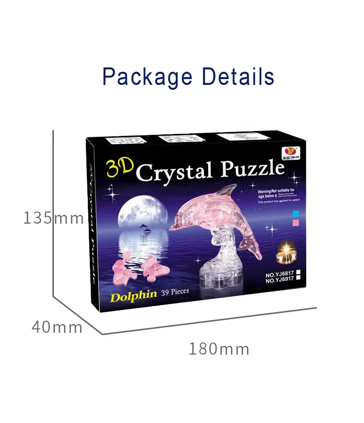 Yongjun Top Factory Colorful Crystal Puzzles Bricks Building Block Toys For Wholesale