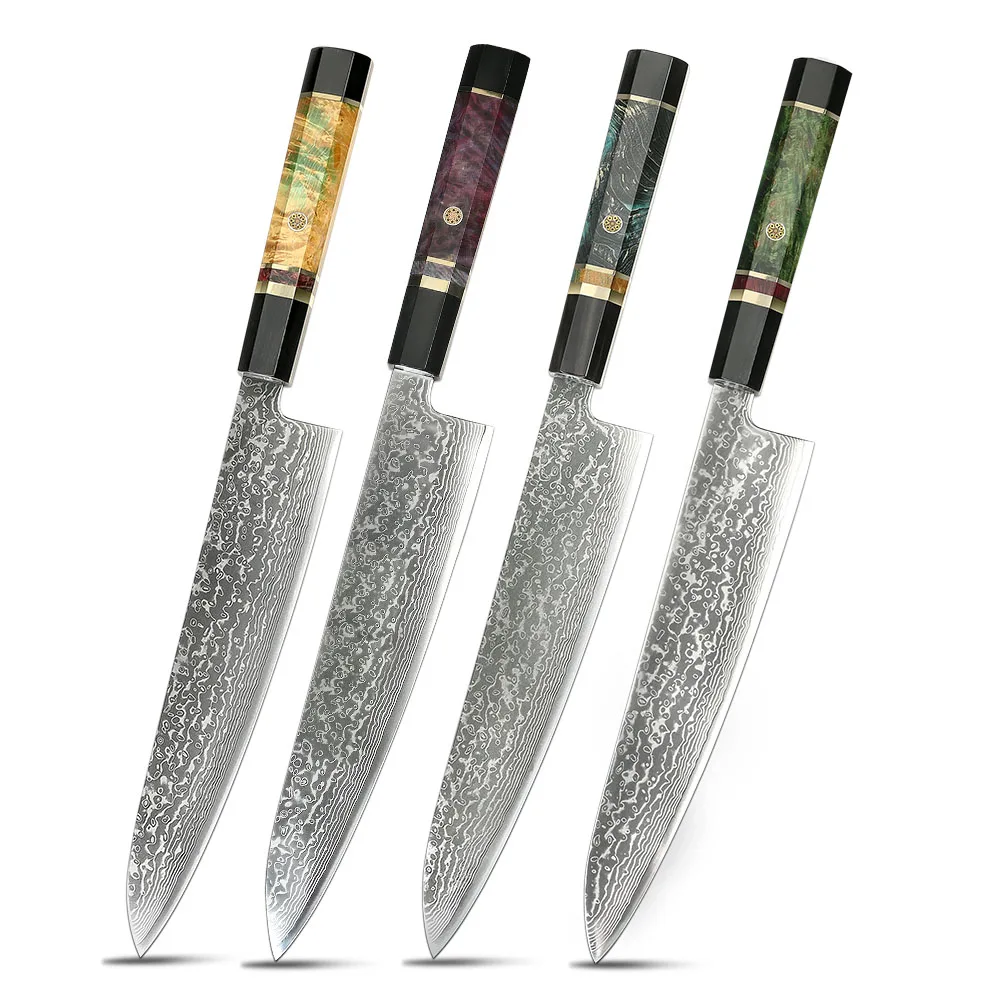

wood handle oem vg 10 chef knife damascus knife japanese chef knife