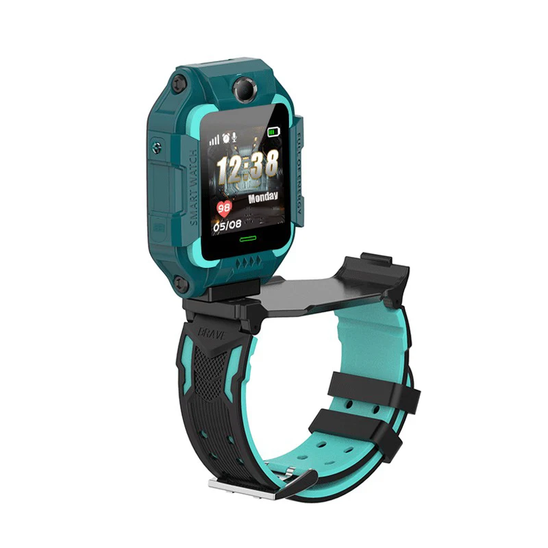 

Z6 NFC sim GSM smart watch kids rotary 360 baby voice chat anti-lost child safety guard wristwatches