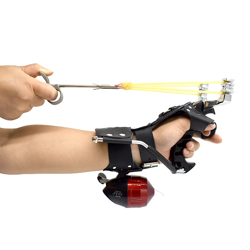 

Piaoyu slingshot with Wrist Rest Outdoor Full Metal hunting slingshot Heavy Duty Large Slingshot for Fishing and Pitching