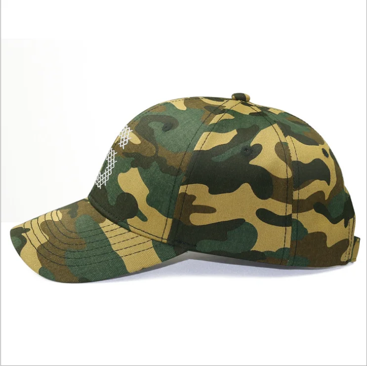 Custom Embroidered Logo Baseball Hat Camouflage Embroidered Cap Camo ...