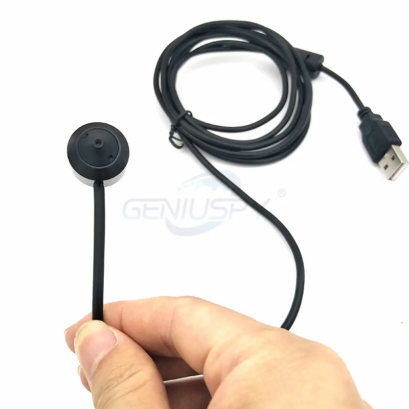 

2019 Geniuspy 1MP 720P USB 2.0 Webcam Mini Pinhole Bullet PC ATM Pinhole Camera With 2Meters Usb Cable