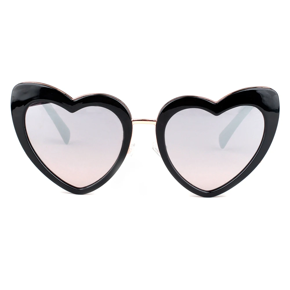 

Fashion ladies custom heart shaped sunglasses polarized