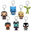 Hot selling custom shaped anime acrylic keychain 3d rubber soft pvc character keychain