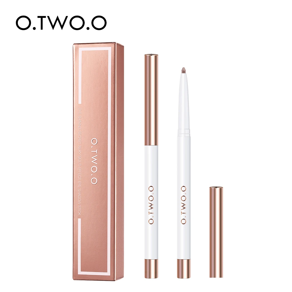 

O.TWO.O 2022 New Wholesale Eye shadow Stick High Pigment Smooth Texture Eyeshadow Eyeliner pen, 12 colors (matte + glitter)