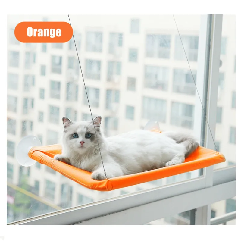 

Dropshipping Hanging Window Raised Suction Washable Cooling Breathable Pet Cat Hammock Beds, Picture