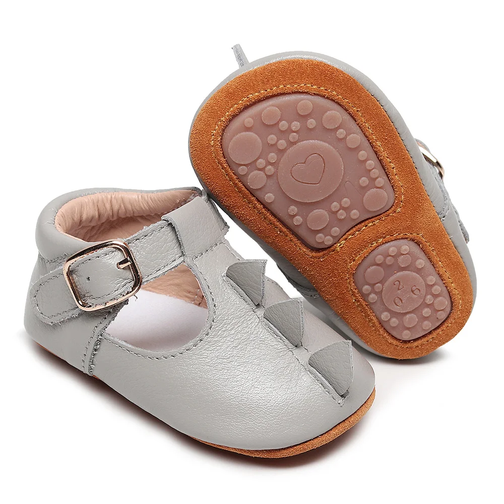 

3LB013 New high quality cartoon genuine leather kids infant toddler casual shoes leather hard sole baby shoes, 6 colorways