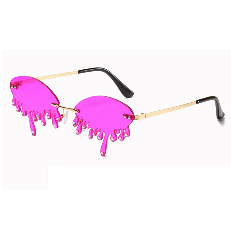 

2021 New personality Retro water drop shape sunglasses European and American popular high quality eyeglasses, 8 colors or customized