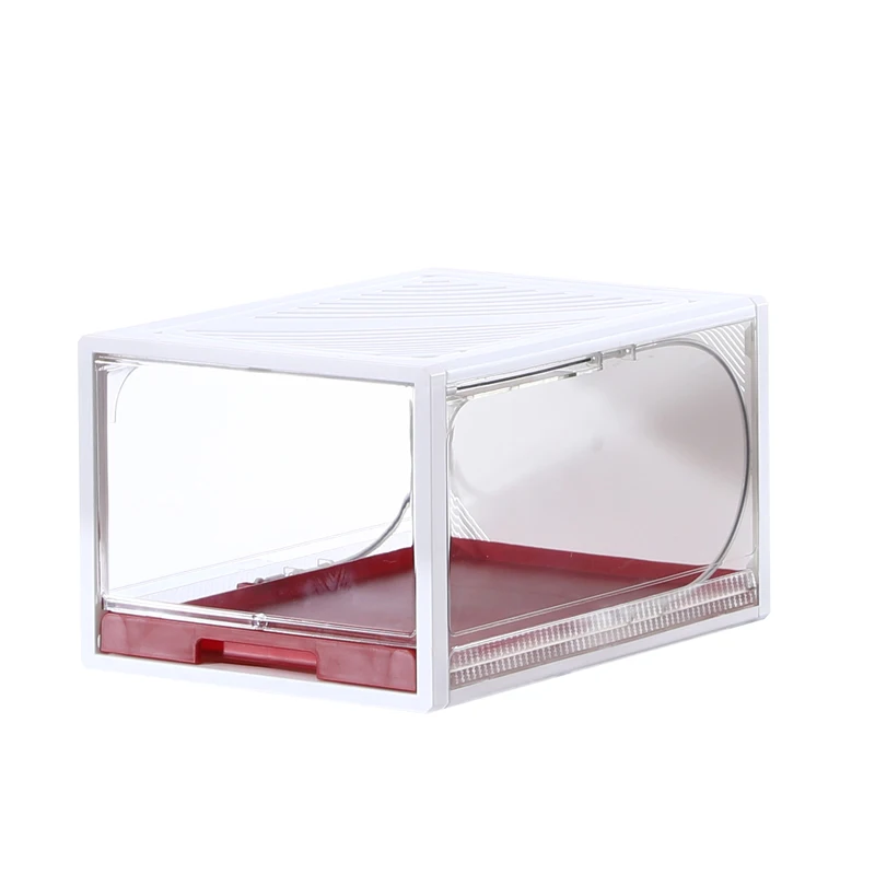 

Hot Sell on Amazon Drawer Type Shoe box Push-pull Plastic Shoe Storage Boxes