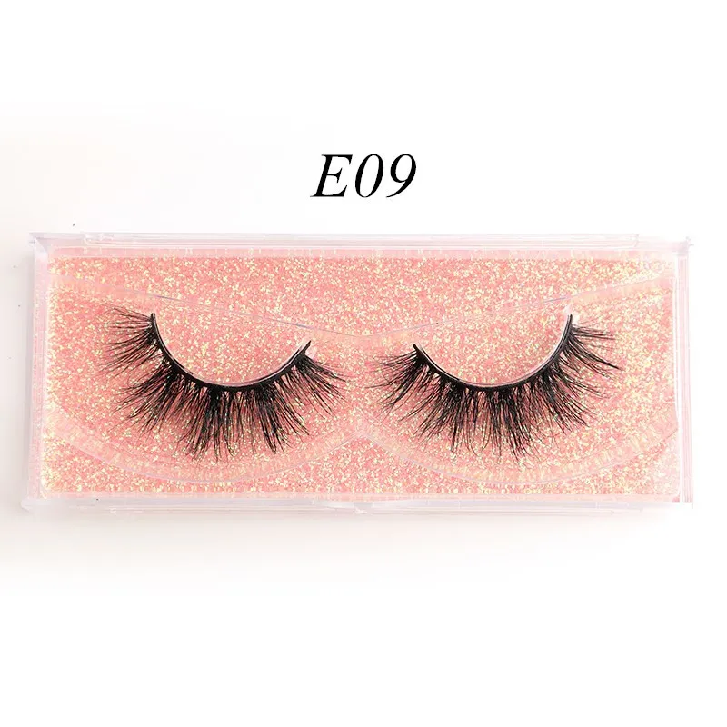 

Luxury 5D Mink Hair False Eyelashes Wispy Cross natural Mink Lashes Extension Tools Makeup Handmade Mink Eyelashes