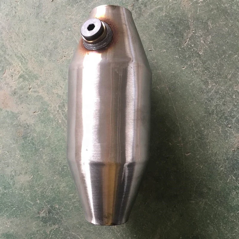 
100 CPSI High Flow Metal Catalyst Catalytic Converter Universal for Racing car Sport Car metal substrate 