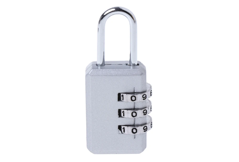 3 Dial Digit Password Combination Security Code Lock Suitcase Luggage Metal Lock 