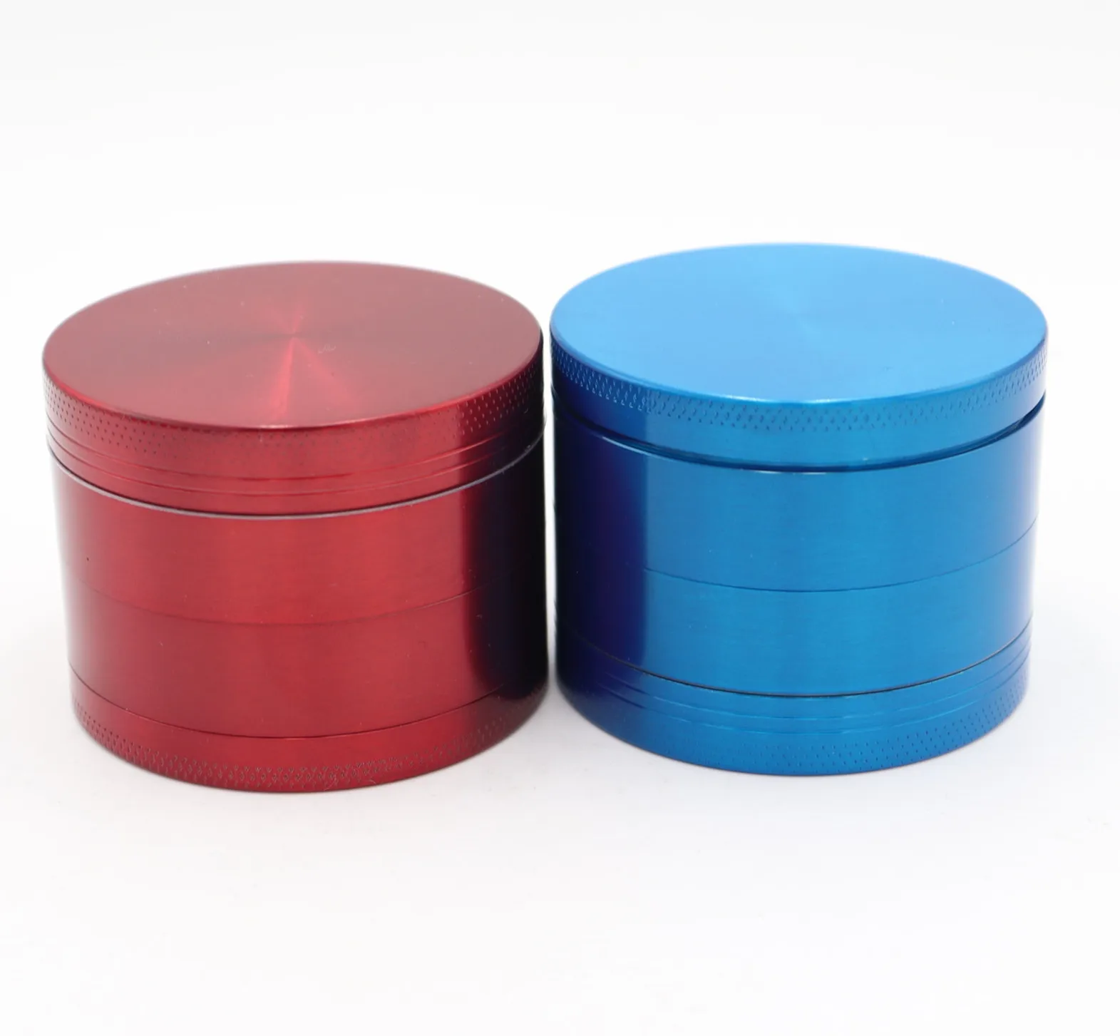 

custom logo 4 layer red blue 55mm grinder wholesale fashion mini herb grinder for men, Mix colors