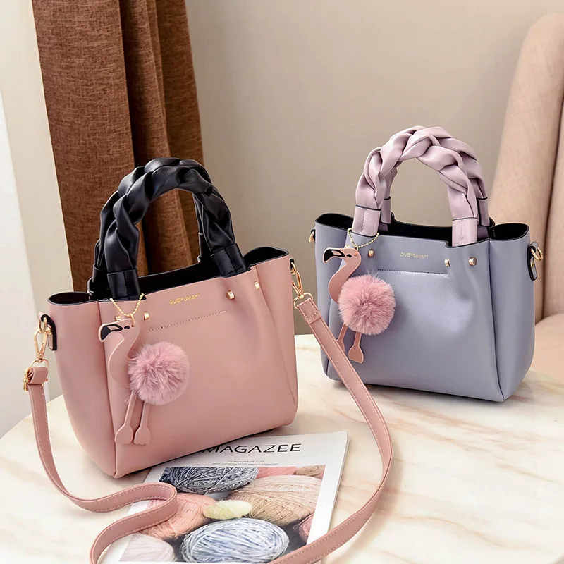 

Autumn and winter new big bag fashion handbag simple women's oblique Bag women's bag manufacturing, Photo