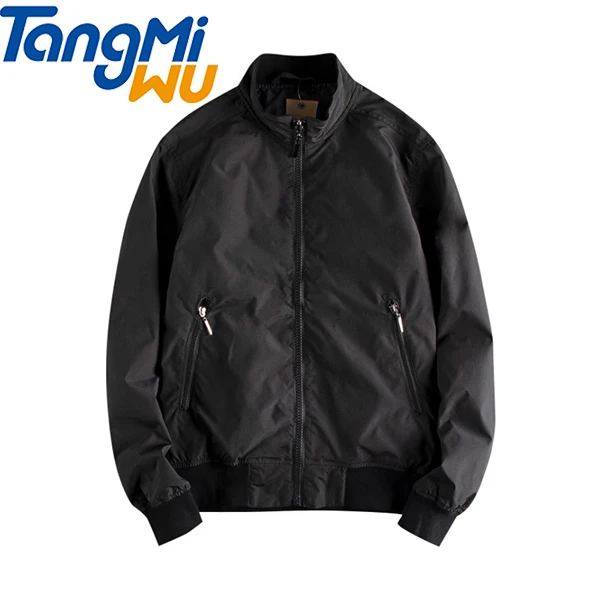 

wholesale long sleeve mens spring jacket 2021 casual stand collar pocket zip up giacca di primavera