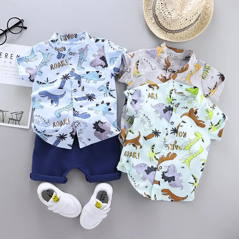 

1-4 Years Summer Baby Clothes Set Infants Toddler Fashion Clothing Children Boys Outfits