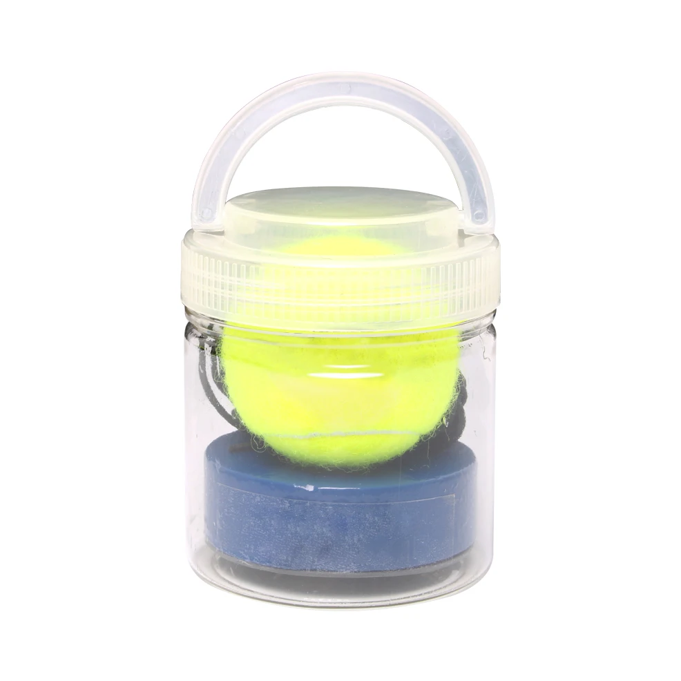 

Custom high quality tennis trainer ball with elastic string and Iron base, Fluorescent yellow