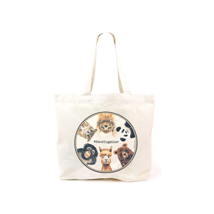 

Travel and School Work Eco-Friendly sack tote bag 100% cotton