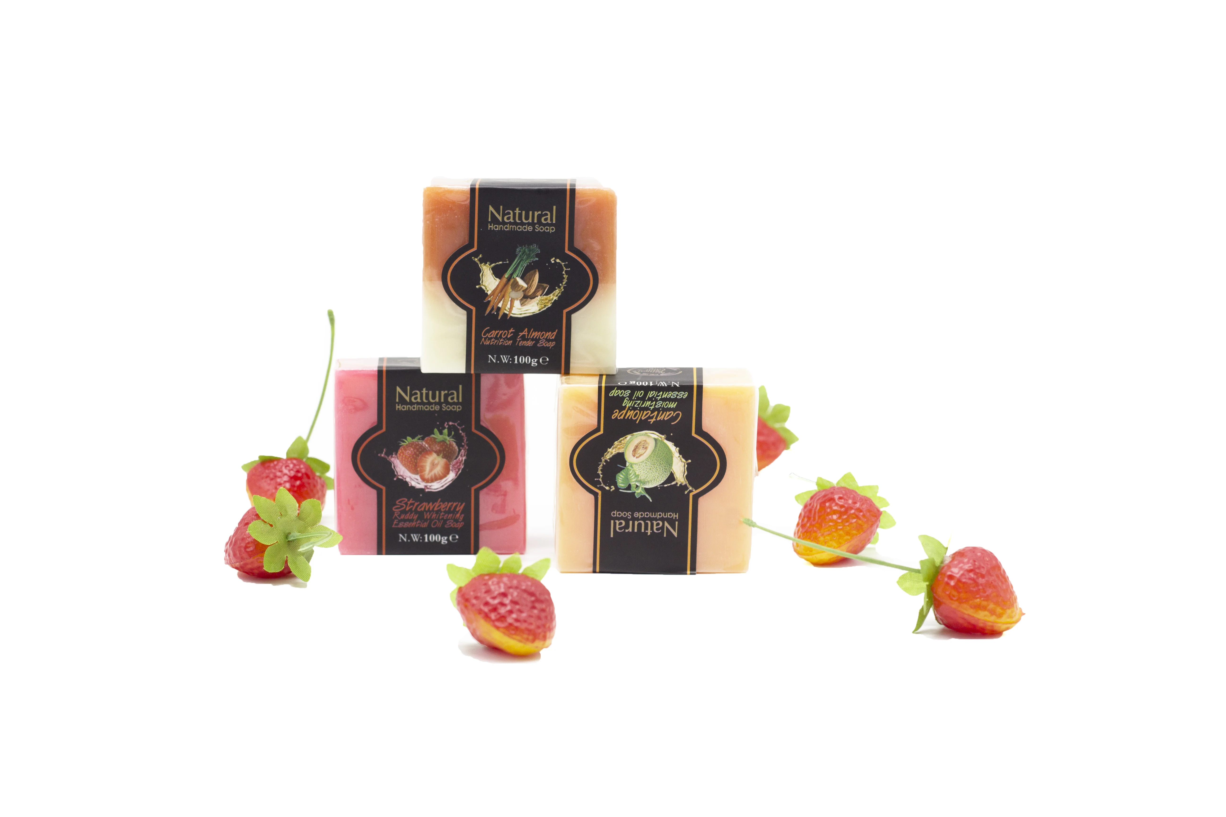
Hot Selling 100% Organic Skin Cleaning Handmade Bar Soap Natural Plant Essential Oil Soap 
