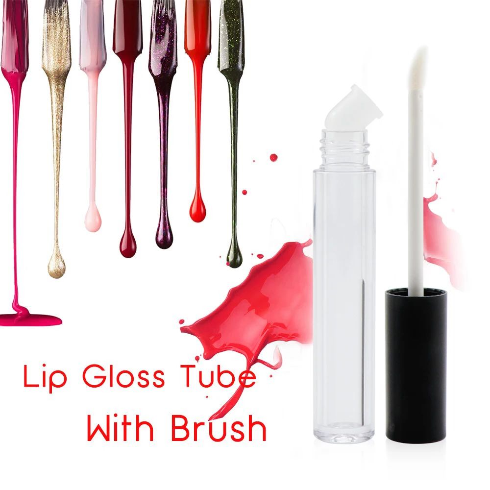 Wholesale Light Pink Lipgloss Tube 3ml Empty Lip Gloss Transport