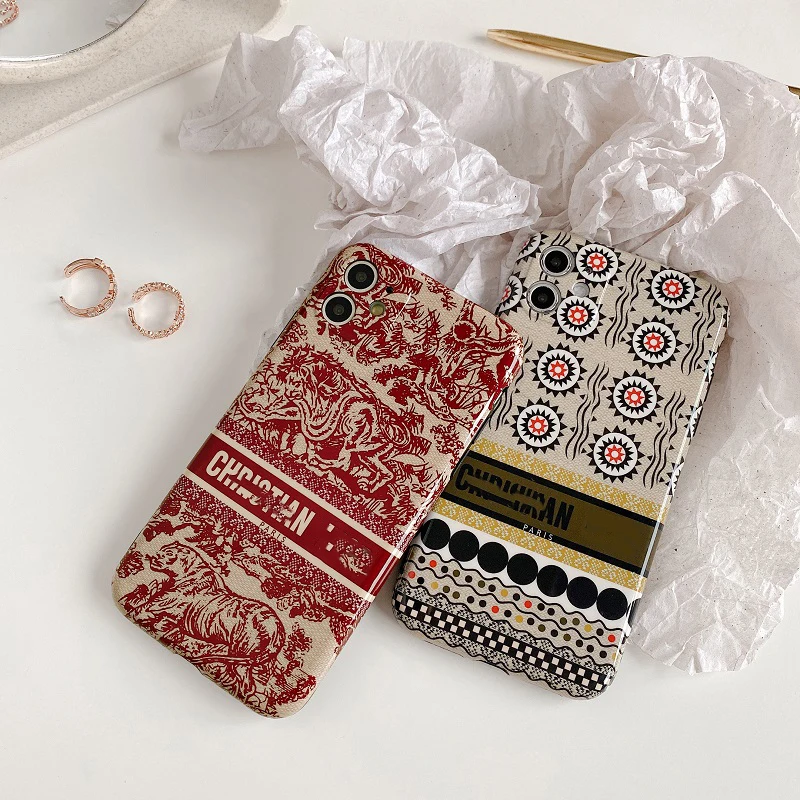 

International tide brand Rubber soft Phone Case for iPhone 12 cover, Colors optional