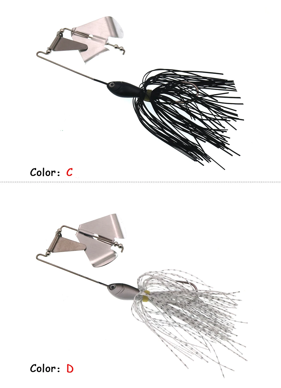 Fishing Lures Buzz Bait Spinner Bait Spinner Bait Bass Counter Rotating