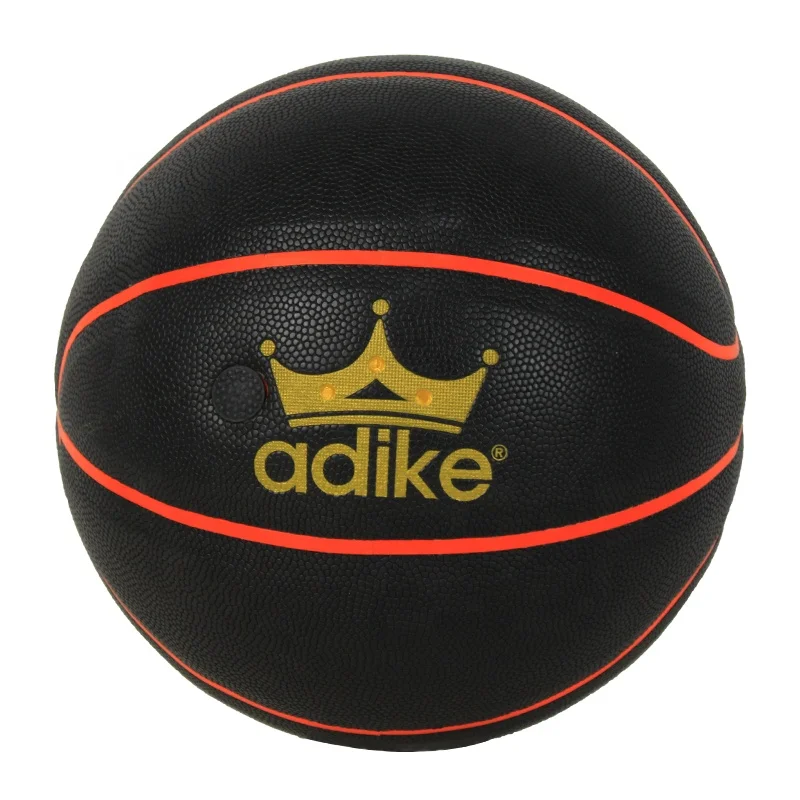 

adike hot sales online basketball PU laminated basketball glow in the dark basketball custom baloncesto, Custom personality color