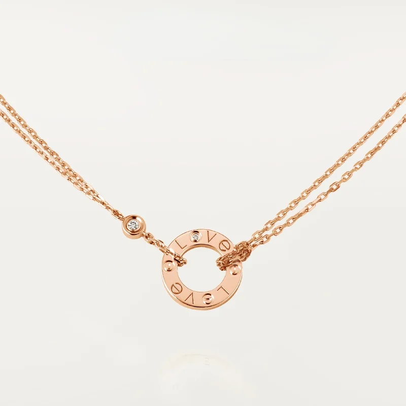 

Fine Jewelry LOVE Women's Rose Gold-plated Necklace