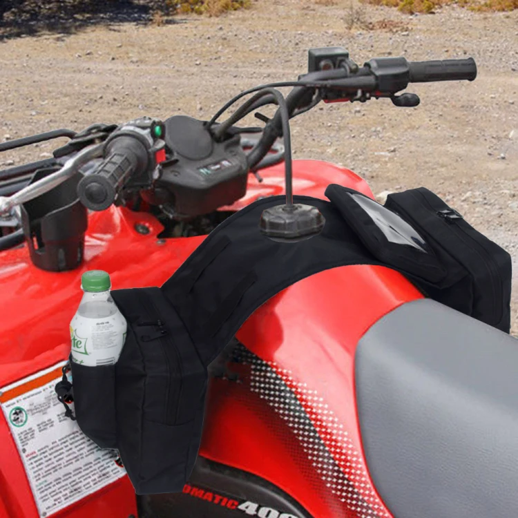 

Motorcycle Waterproof ATV UTV Front Tank Saddle Storage Bag with Mobile Bag