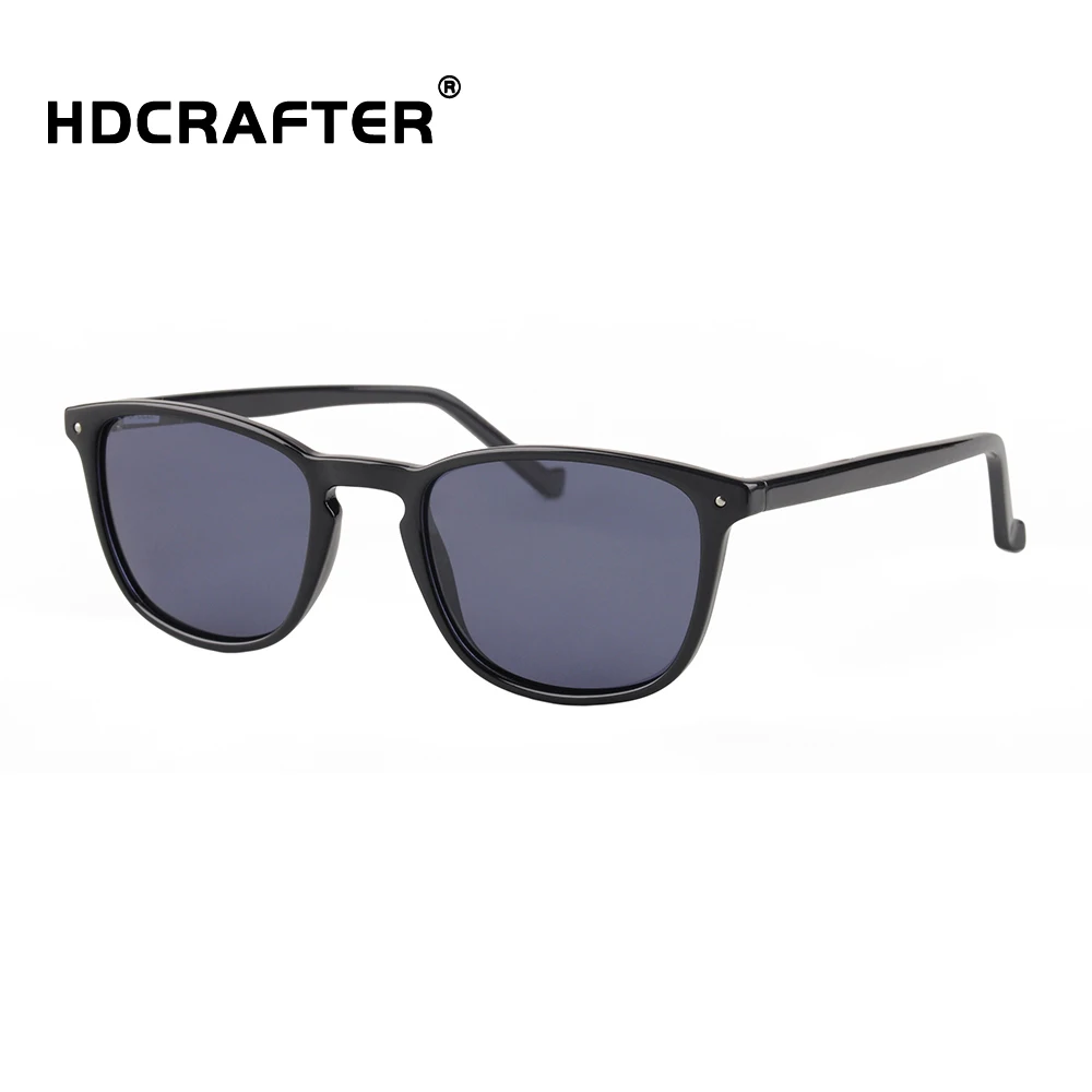 

HDCRAFTER light acetate Polarized Sun glasses unisex Fashion Trend Style Female CP Injection eyewear OEM custom 2021, 4 colors
