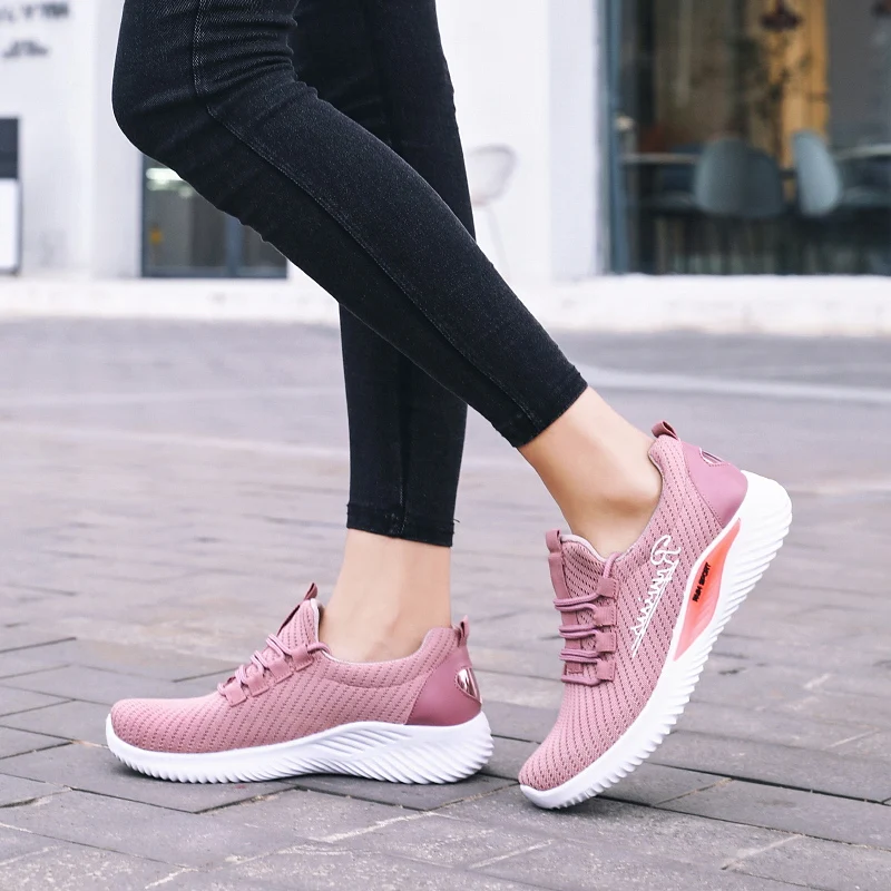 

723 Running Comfortable Breathable Non Slip Tennis Shoes Women Gym Shoes Ladies Sneakers 2021, Black