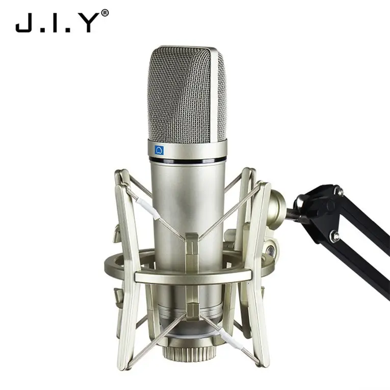 

New Upgraded Recording Microphone Wired Microphone Studio Kit, Champagne