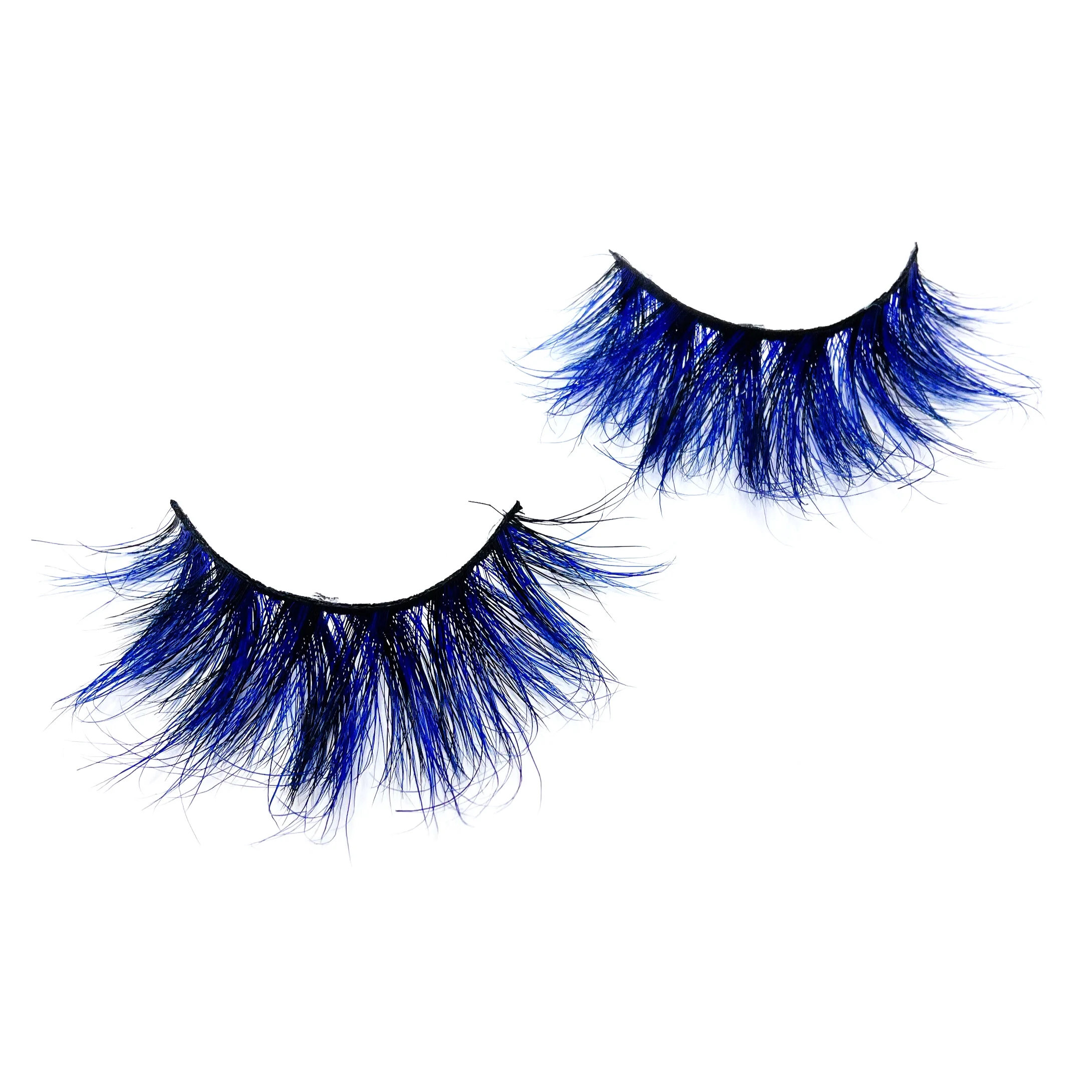 

Wholesale colorful eyelash packaging box 100% mink blue eyelashes custom lashbox packaging, Colors