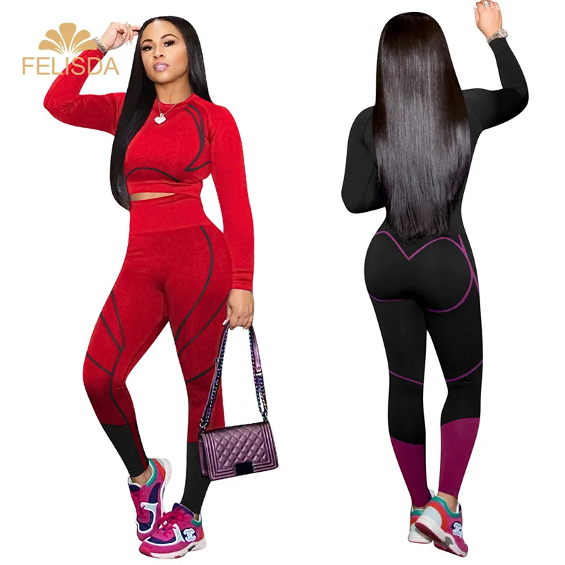 

Women Yoga Set Long Sleeve Top High Waist Sport Leggings Gym Clothes Sport Suit Short Gym Suit Fitness Sets for Women