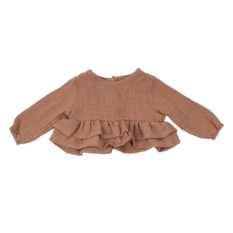 
wholesale cute and fashion handmade custom 100% cotton summer baby girl top 