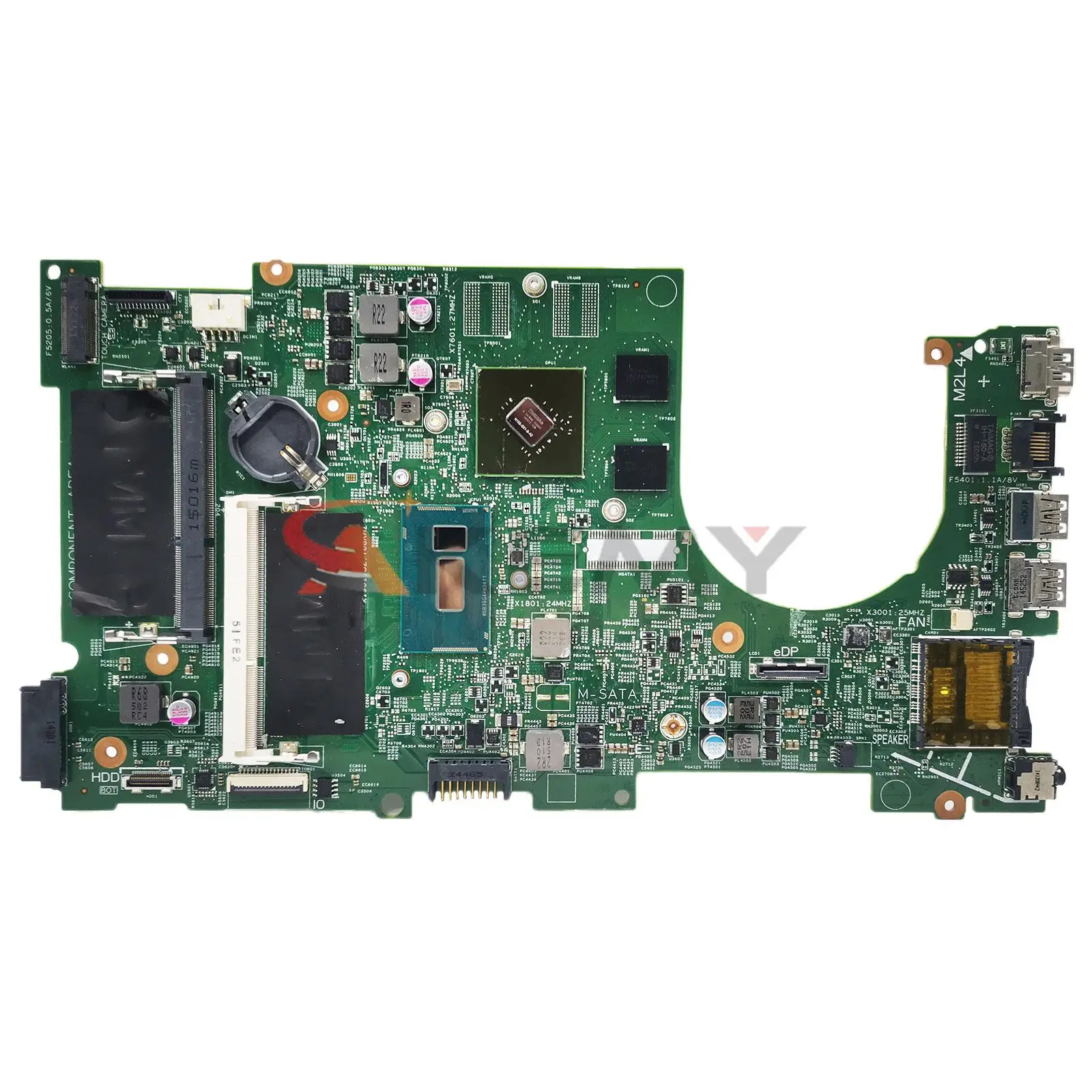 

14202-1 i5 i7 5th Gen CPU 845M/2G GPU CN-0FR6H6 0FGHK9 Mainboard For DELL Inspiron 17 (7746) Laptop Motherboard 100% testing ok