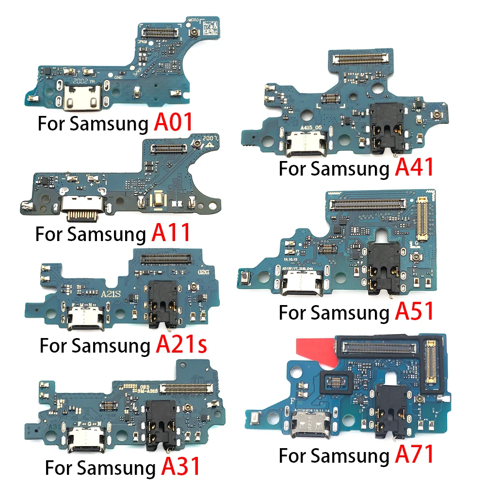 

USB Charger Charging Port Flex Cable Dock Connector For Samsung Galaxy A01 A11 A21S A31 A41 A51 A71