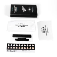 

IVISMILE 14/28 Into A Box Tooth Bright Non 6% Peroxide Fast Effective Dental Double Elastic Teeth Whiten Gel Strips