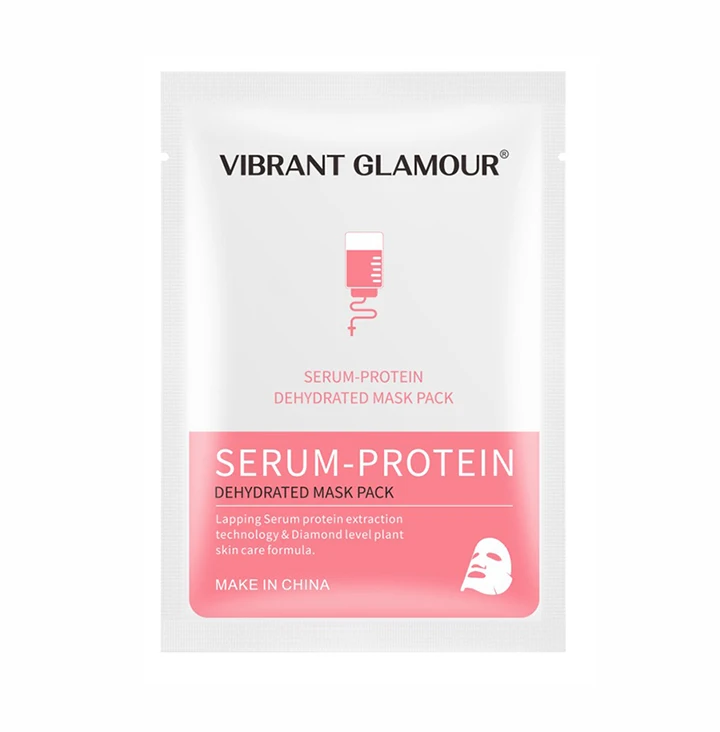 

VIBRANT GLAMOUR Whitening Rejuvenating Repairing Anti Wrinkle Serum Protein Dehydrated Lyophilized Powder Face Mask